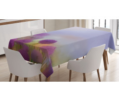 Onion Flowers Pastel Tablecloth