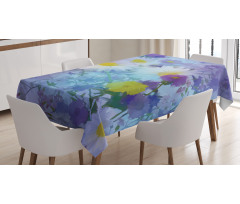 Vintage Flower Pastel Tablecloth