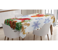Stocking Santa Hat Tablecloth