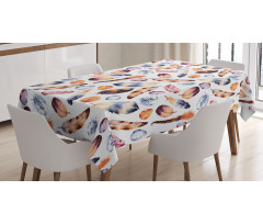 Peacock Feathers Design Tablecloth