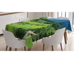 Alpine Scenery Pastoral Tablecloth