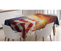 Sunset and Horizon Tablecloth