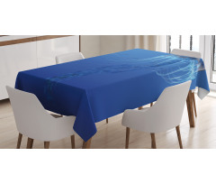 Blue Ocean Animal Tablecloth