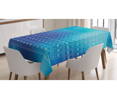 Chemistry Element Table Tablecloth