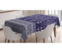 Floral Horizontal Tablecloth