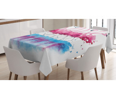 Flamingo and Bird Tablecloth