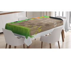 Plank Shamrock Tablecloth