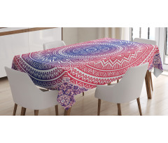 Ombre Mandala Tablecloth