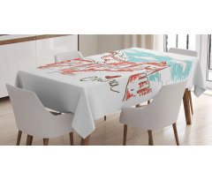 Sketch Chinese Tablecloth