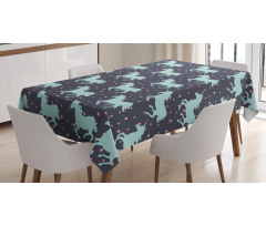 Unicorn Spot Stars Tablecloth