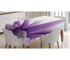 Purple Ombre Lotus Art Tablecloth