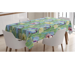 Cactus Buds Types Pattern Tablecloth