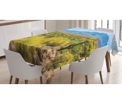 Landscape of Desert Tablecloth