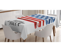 US Flag Tablecloth