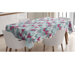Symmetric Stripes Arrow Tablecloth