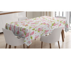 Nature Blossom Buds Tablecloth