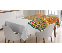 Paisley Eastern Oriental Tablecloth
