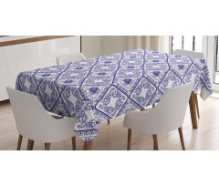 Art and Craft Flower Tablecloth