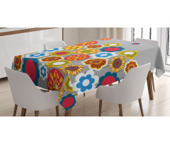 Modern Colorful Summer Tablecloth