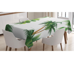 Coconut Palm Tree Plants Tablecloth