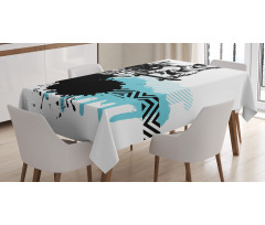 Young Boy Skater Exotic Tablecloth