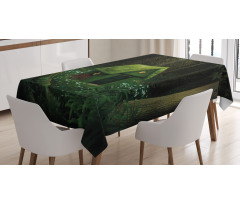 Surreal Forest House Tablecloth