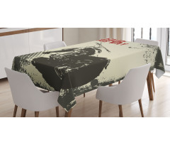 Adventure with Motorcycle Tablecloth