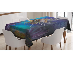 Bubble Fish and Plants Tablecloth