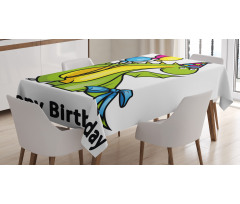 Birthday Dinosaur Tablecloth
