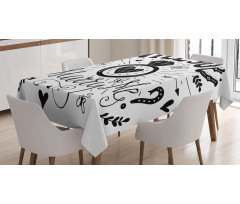 Hearts Marriage Tablecloth