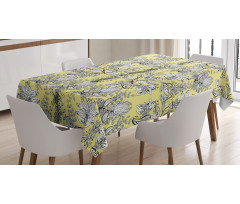 Floral Swirl Tablecloth
