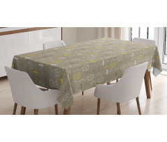 Flowers Butterfly Tablecloth