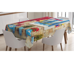 Mediterranean House Tablecloth