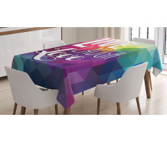 Words Mosaic Tablecloth