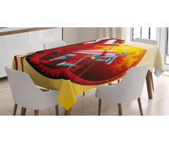 Saint George Fire Spit Tablecloth