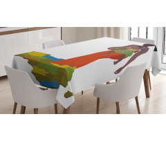 Mother Baby Map Tablecloth
