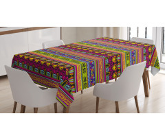 Aztec Borders Tablecloth