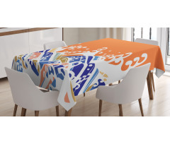 Vibrant Spindrift Tablecloth