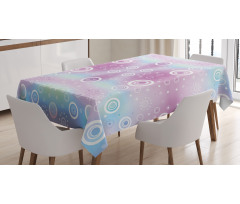 Fantasy Random Circles Tablecloth