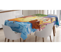 Exotic Sea Island Tablecloth