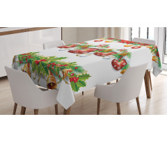 Flowers Socks and Bells Tablecloth