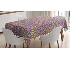 Floral Eastern Motifs Tablecloth