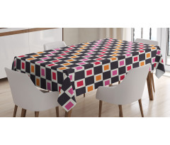 Grid Vivid Squares Tablecloth