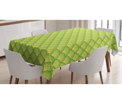 Japanese Floral Waves Tablecloth