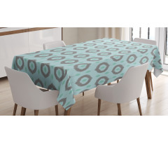 Ikat Style Pattern Tablecloth