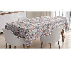 Spring Scroll Tablecloth