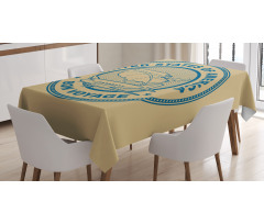 United States Map Plane Tablecloth