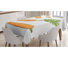 Carrot Pattern Tablecloth