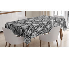 Geometric Mosaic Shape Tablecloth
