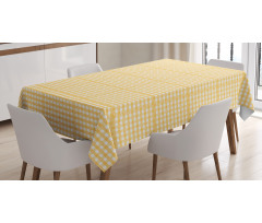 Gingham Pattern Tablecloth